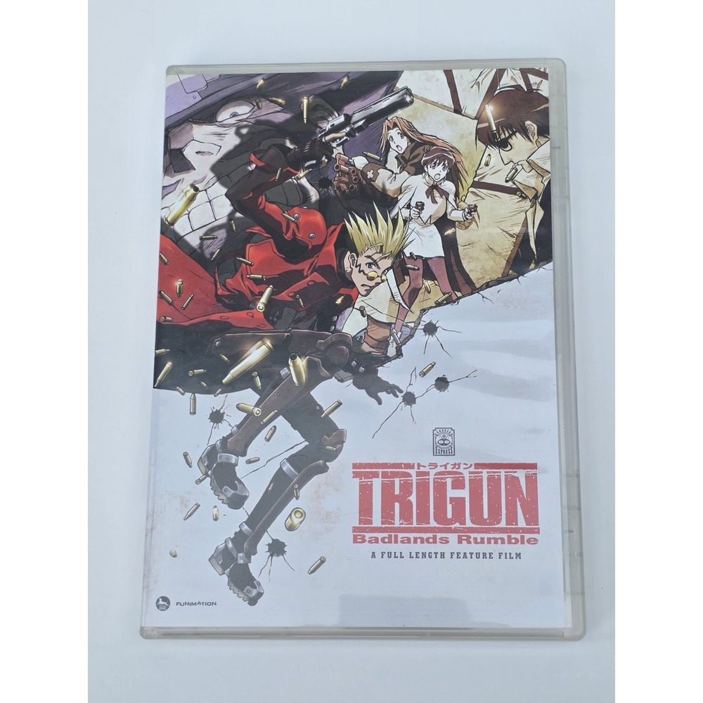 Trigun Badlands Rumble DVD Anime Movie Funimation Vash 0704400097799